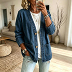 Denim Made Easy | Women’s V-Neck Denim Cardigan